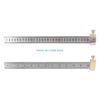 Y3NA Steel Ruler Positioning Block Ruler Limiters Measuring MarkingGauges Carpentry