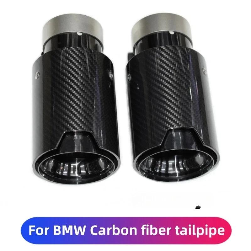 Úprava výfukové koncovky BMW z nerezové oceli a uhlíkových vláken
