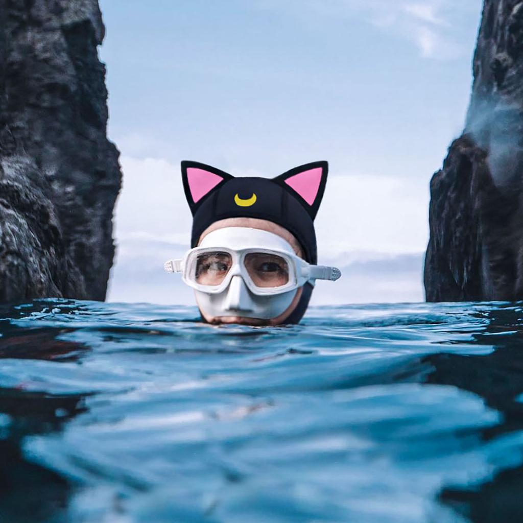 Customed 3mm Neoprene Diving Cap - Thermal Surfing Hood With Vent For Water Sport Diving Snorkeling And Swimming