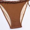 Chic European & American Style Tie-Up Bikini with Gauze Skirt
