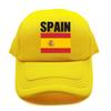 Flag Of Spain Baseball Cap For Women Unisex Country Proud Mesh Net Trucker Hats Summer Breathable Snapback Dad Gift Caps