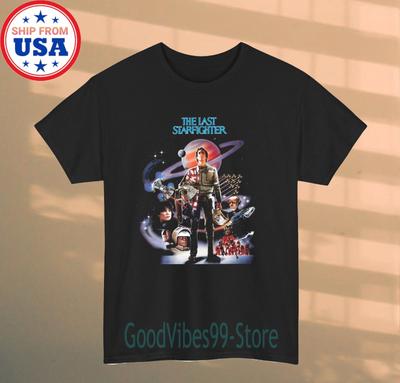 The Last Starfighter Film Heren Zwart Maat S-5XL