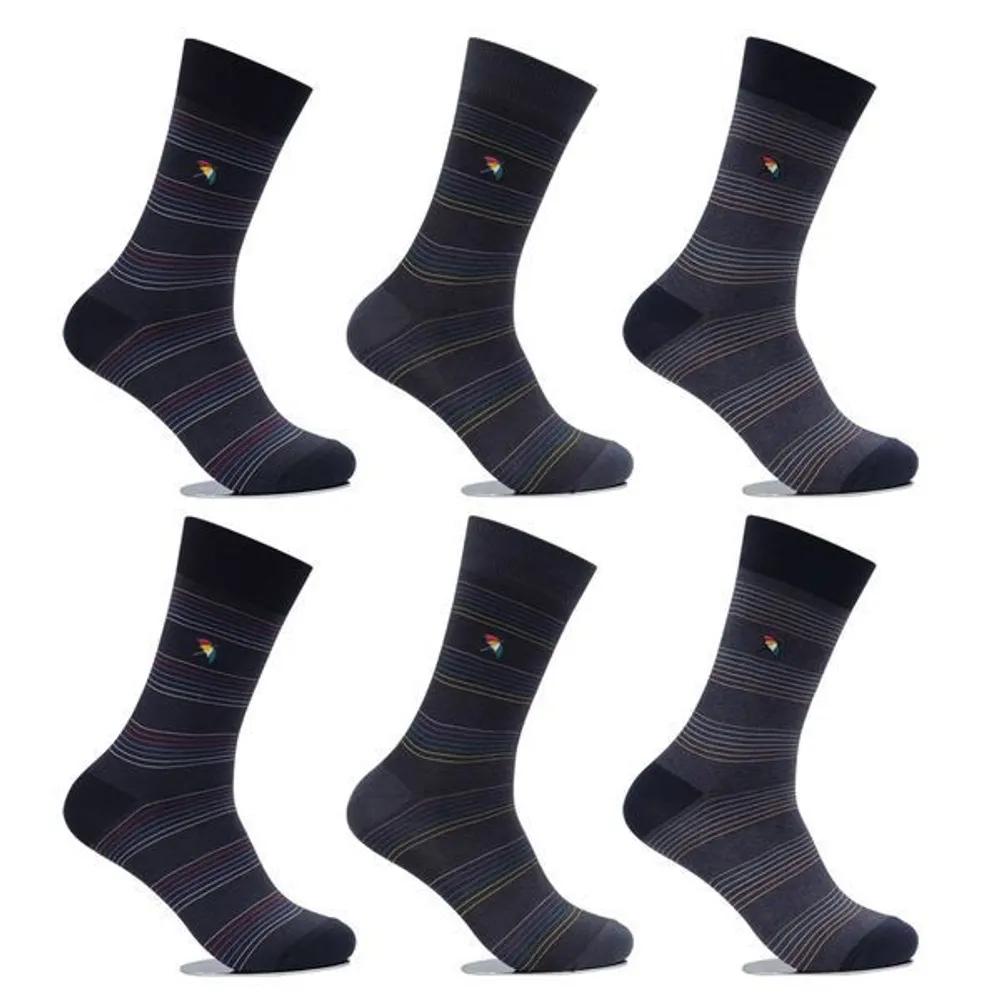 Arnold Palmer Men s Dress Socks Long 6 Pairs SM004 Men s Cotton Socks Men s Dress Socks Men s Boot Socks SM004_Long cuffs 6 pairs/250~270mm