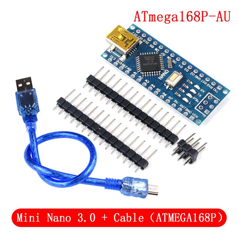 Mini / Typ-C / Micro USB Nano 3.0 Mit dem bootloader-kompatiblen Nano-Controller für Arduino CH340 USB-Treiber 16 MHz ATMEGA328P