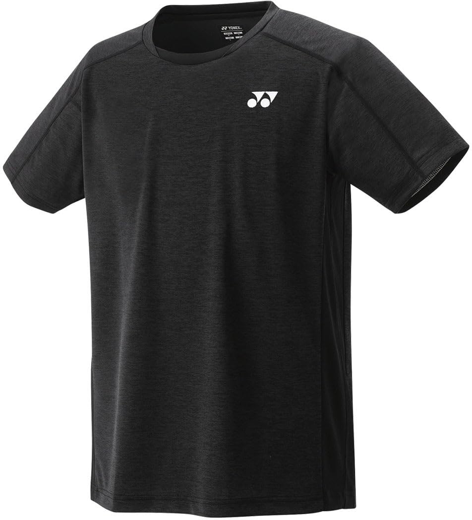

Short Sleeve Shirt Uni Game Shirt Black L [Yonex] (Fit Style) (007)