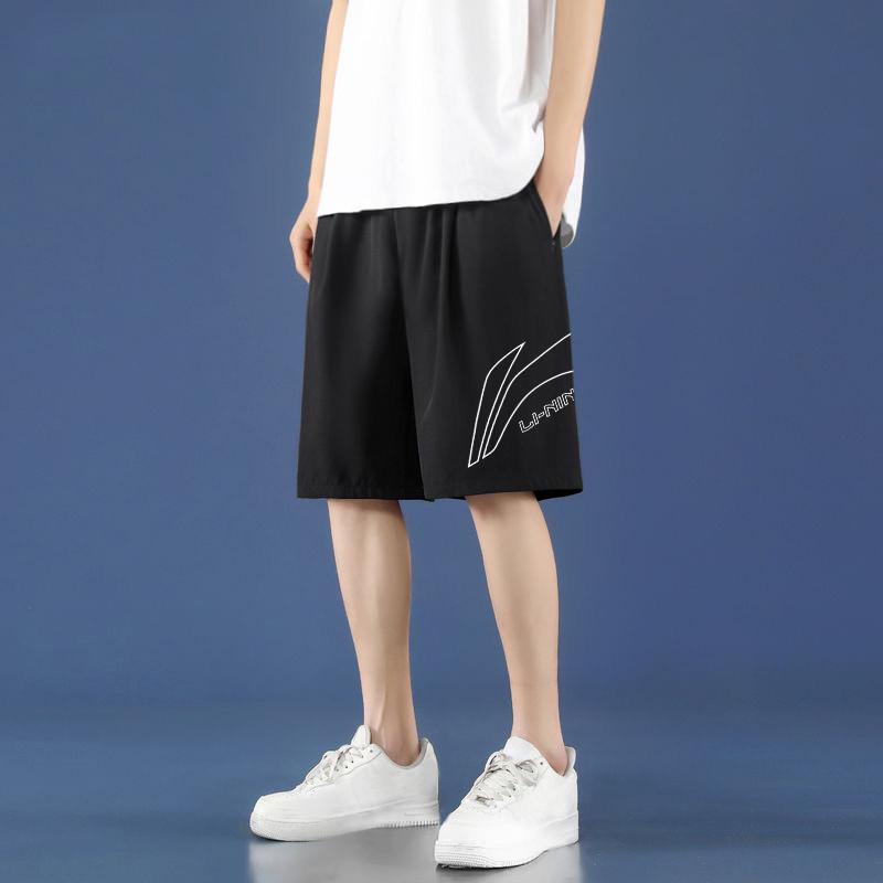 Li Ning Sports Life Collection Casual Shorts Unisex Black YKSU105-1