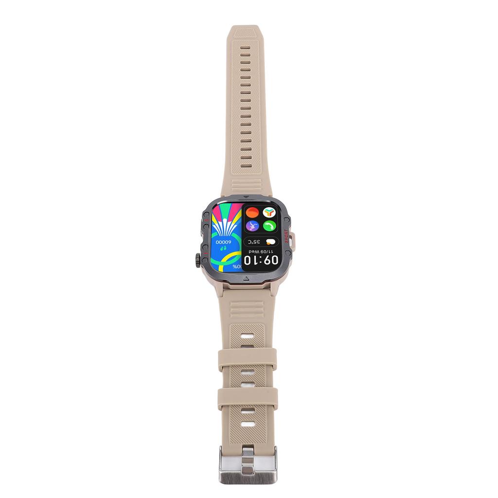 Έξυπνο Ρολόι 30μ Αδιάβροχο Έξυπνο Ρολόι BT Αθλητικό Ρολόι με 1,96 ιντσών TFT Οθόνη Αφής για