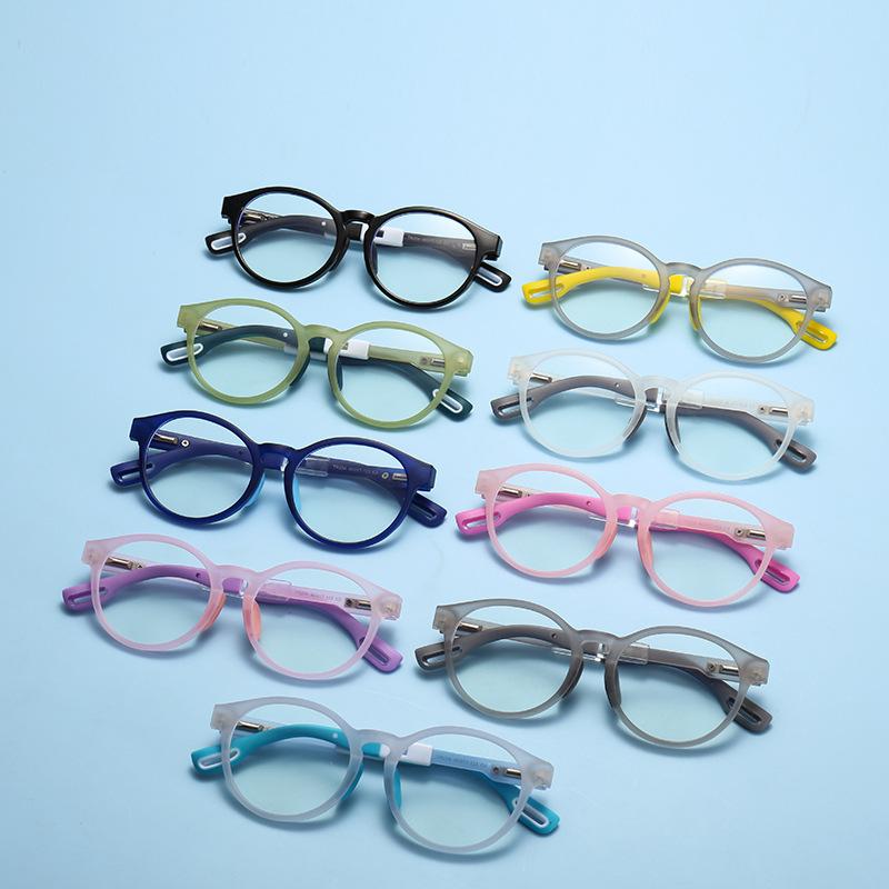 Children'S Anti-Blue Glasses Women'S Myopia Tr90 Frames Glasses Frames Men'S High-End Glasses Frames