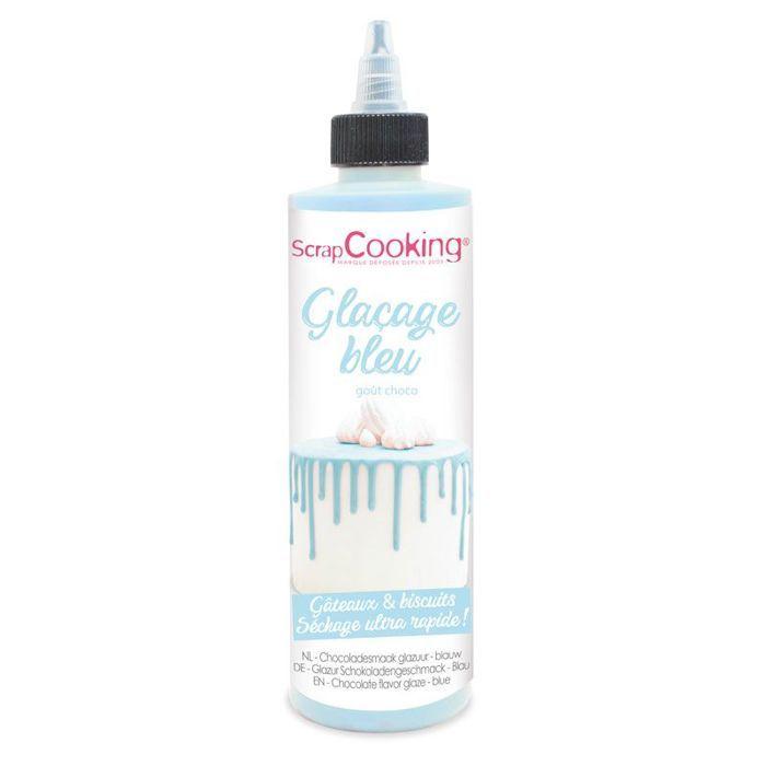 Glaçage goût chocolat 130 g - bleu