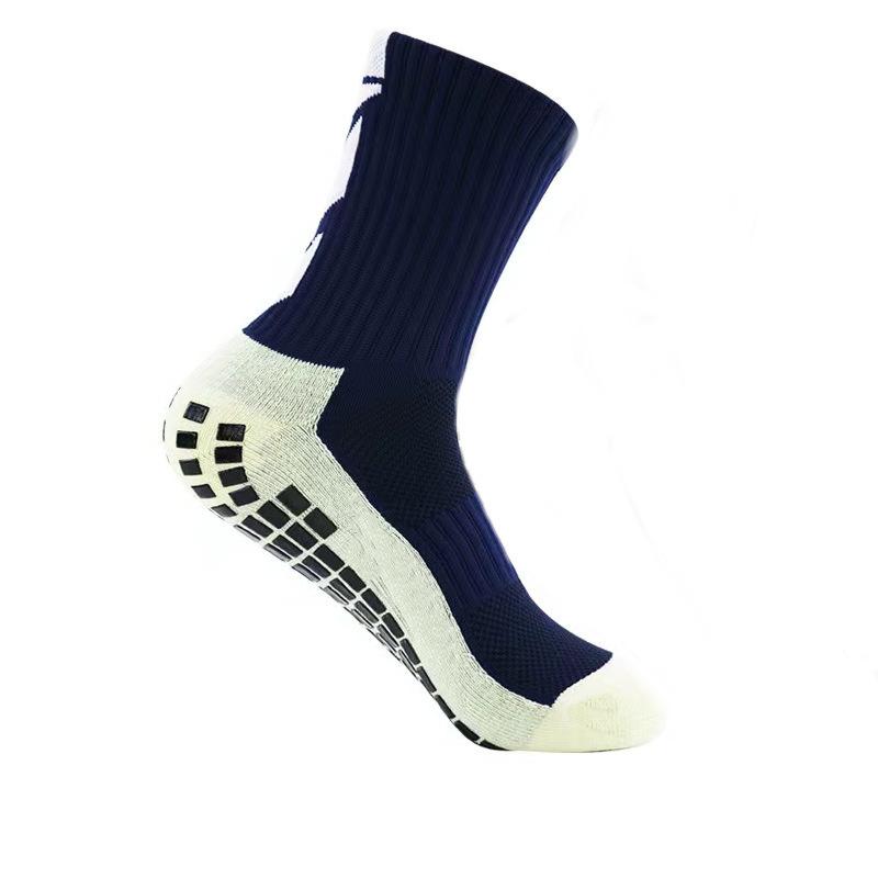 

Zhuji Mid-Calf Anti-Slip Breathable Sports Socks for Men & Women One Size темно-синий