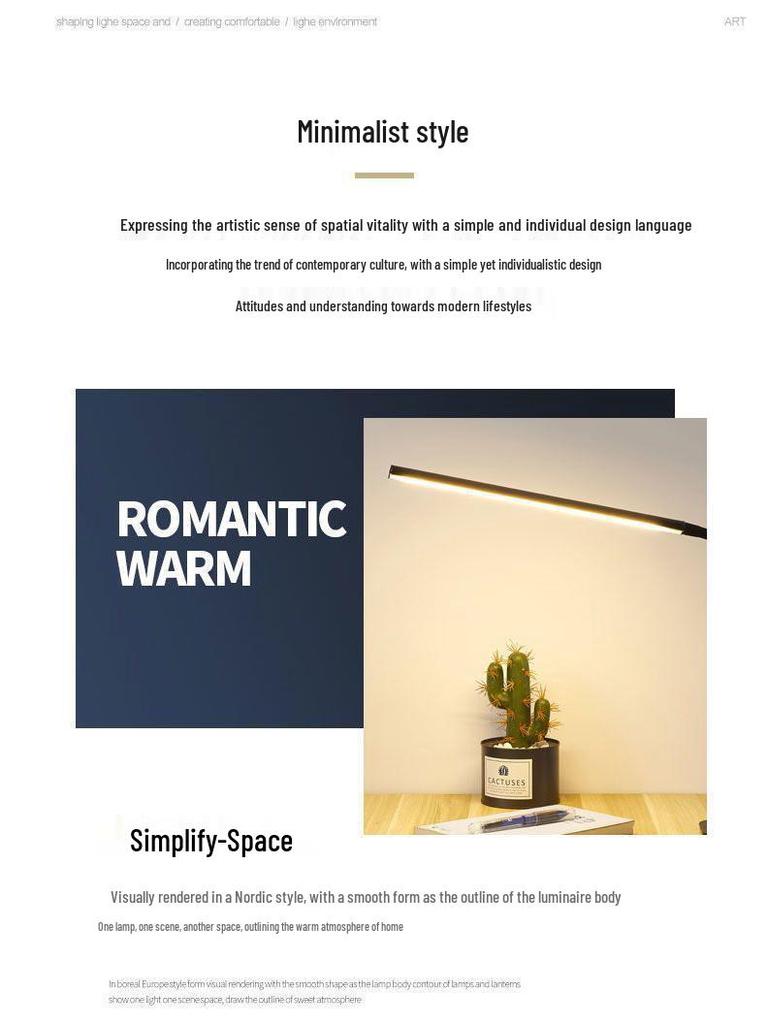 High Brightness Eye-Protection LED Clip-On Desk Lamp for Study and Nail Art