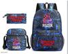 Stranger Things Star Printing Teen Student School Bag Three-Piece Men'S And Women'S Backpack