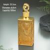 Luxury Dragon Pattern Embossed Glass Baijiu Gift Set - Crystal White Material Wine Bottle