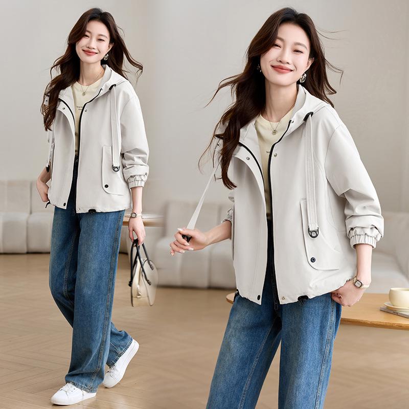 

2025 Весна Маленькая Мода Похудение Короткая Куртка MQ4139 L (110-125 jin)