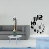 Vintage Tribal Lady Statue Tabletop Ornament with 3D DIY Wall Clock Stylish Arabic Numbers
