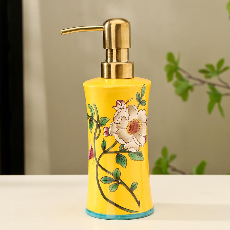 250ml soap dispenser ceramic press bottle shampoo and shower gel dispensing bottle bathroom accessories bathroom accessories