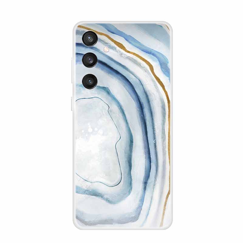 6.7" For Samsung S24 FE 5G Case Marble Soft Clear TPU Silicone Phone Covers for Samsung Galaxy S24 FE Case Bumper S24FE S 24FE