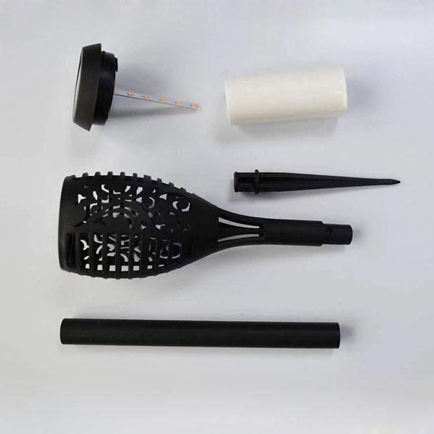 Solar Flame Ground Light: Outdoor Waterproof Garden Decoration Landscape Light In Stock