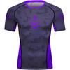 Red Plume Mens 3D Digital Printing Short Sleeve T-Shirt Outdoor Running Yoga Fitness Tight Shirt for Men
