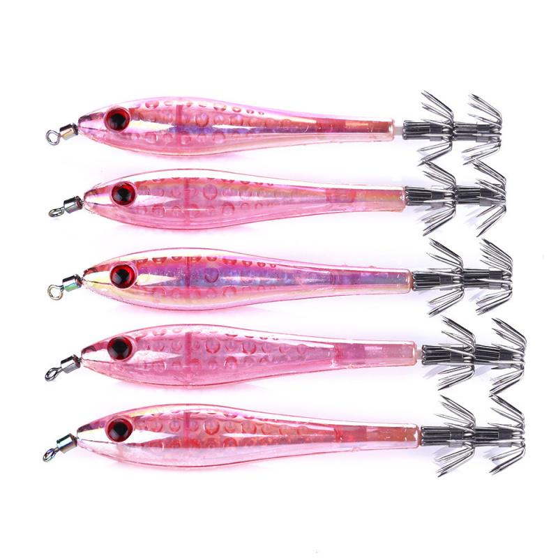 Specialized Luminous Bionic Lure Set for Sea Fishing of Bass and Pike9.5cm6gwith Hook5Set of fishing lures for bass and catfish
