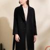 Sinuofude Women's Cashmere Blend Lapel Coat