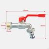 Outdoor Water Faucet Replacement Multipurpose Brass for Patio Washroom Hotel Style A
