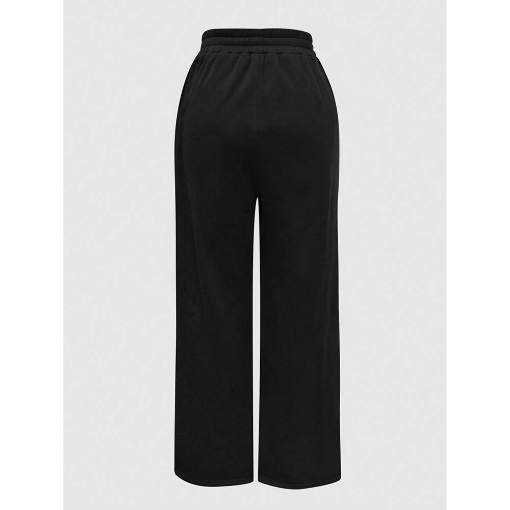 Pantalons Casual Jambe Droite Hip-Hop Européen & Américain pour Femmes 2025 - Style Estival INS