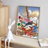 Disney 5D DIY Diamond Painting Donald Duck Club Illustration Cartoon Full Diamond Mosaic Diamond Painting Art Wall Decoration Craft Set