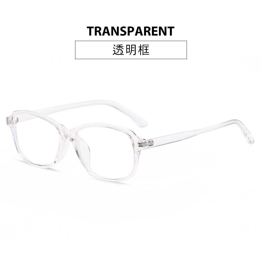 New polygonal box optical mirror simple plain anti-blue flat mirror myopia frame ins wind tip