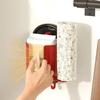 2-in-1 Saugnapf Taschentuchbox, Taschentuchbox für das Wohnzimmer, Frischhaltefolienhalter für die Küche, Bohrloser Aufbewahrungsbehälter für Tapete/Handtücher.+