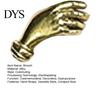 Commuting Party Brooch Pin Fresh Flowers Compact Alloy Flower Holder Vintage Hand-Shaped Suits Dresses Shirts Versatile Badge Accessory