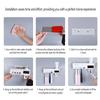 1pc/2pcs  Smart UV Toothbrush Sanitizer with Automatic Toothpaste Dispenser, Wall-Mounted UV Toothbrush Sterilizer