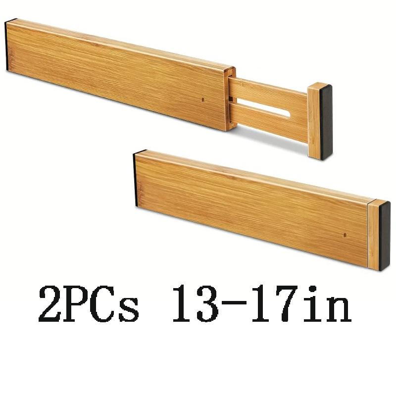 

Бамбуковые разделители для ящиков органайзеры регулируемые расширяемые пружинные разделители для ящиков для кухни спальни комода офиса