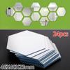 Acrylic Stickers Art Decals Lot Hexagon Vinyl Sticker Decal 24Pcs DIY 3D