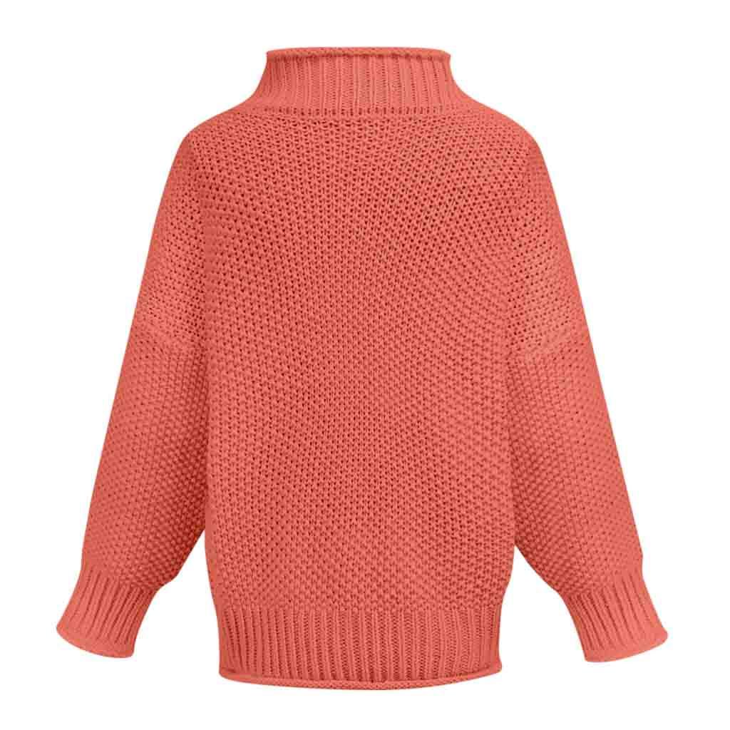 Womens Off The Shoulder Sweater Casual   Knitted Loose Long Sleeve Pullover