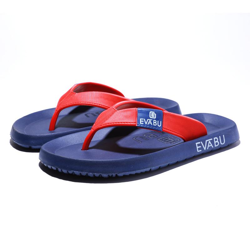 Summer simple flip-flops men's Korean version pinch beach shoes comfortable soft sole casual personality fashion slippers