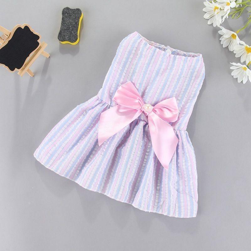 1pc Pet Supplies Small Dog Flower Princess Dress Kitty Teddy  Pet Clothes Cute Dog Skirt Summer Thin Pet Accessories