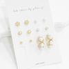 Women's Fashion Accessories Pearl Earrings Set