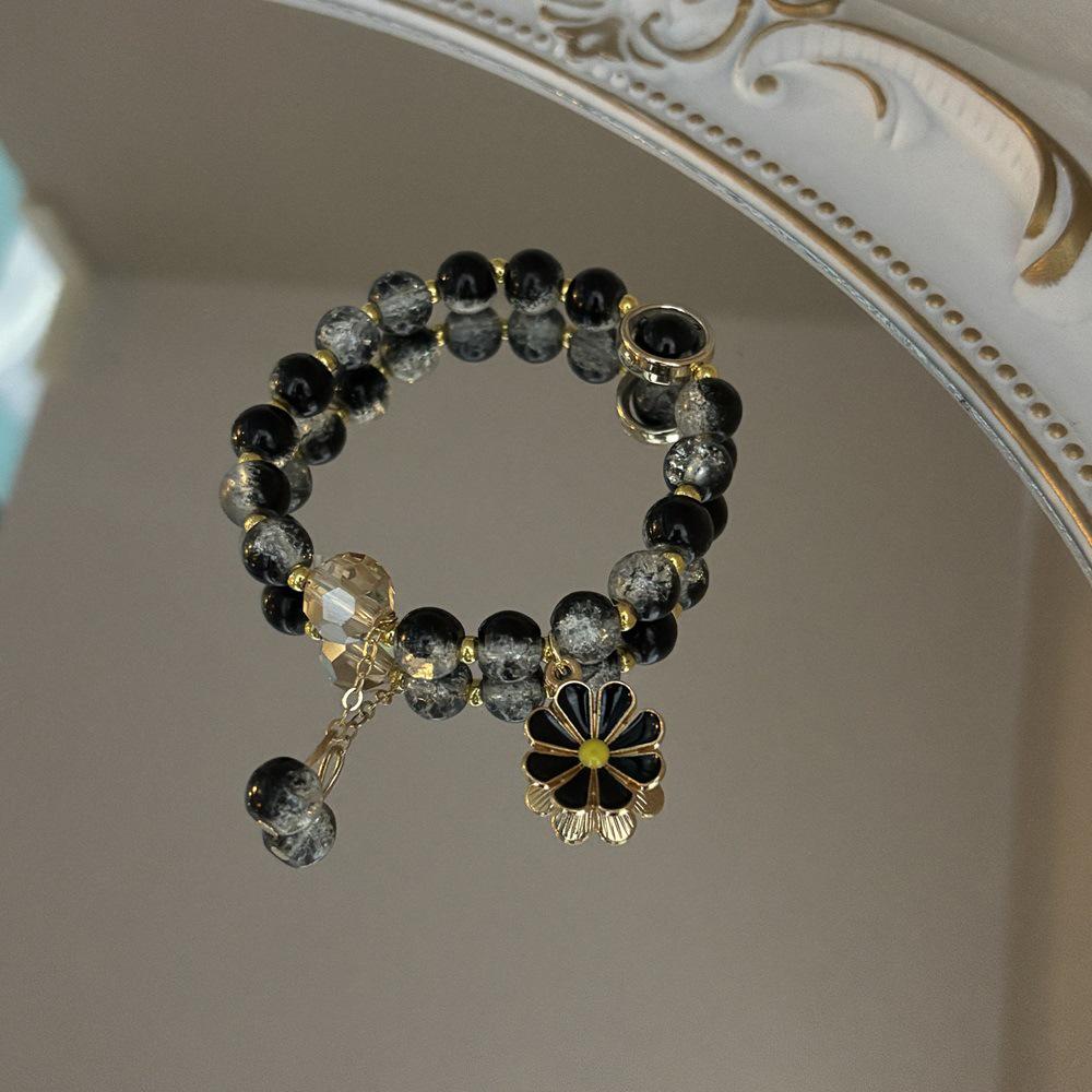 Fairy Daisy Popcorn Beaded Bracelet - Women's Elegant Handcrafted Jewelry