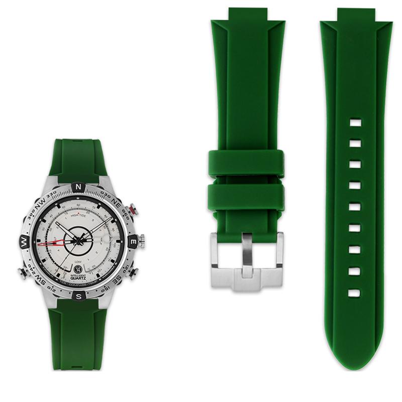 Klasický gumový pásek na hodinky s velkým množstvím pro timex HODINKY T2N720 T2N721 Řada TW2T76300 Vodotěsný silikonový sportovní řemínek 24*16mm