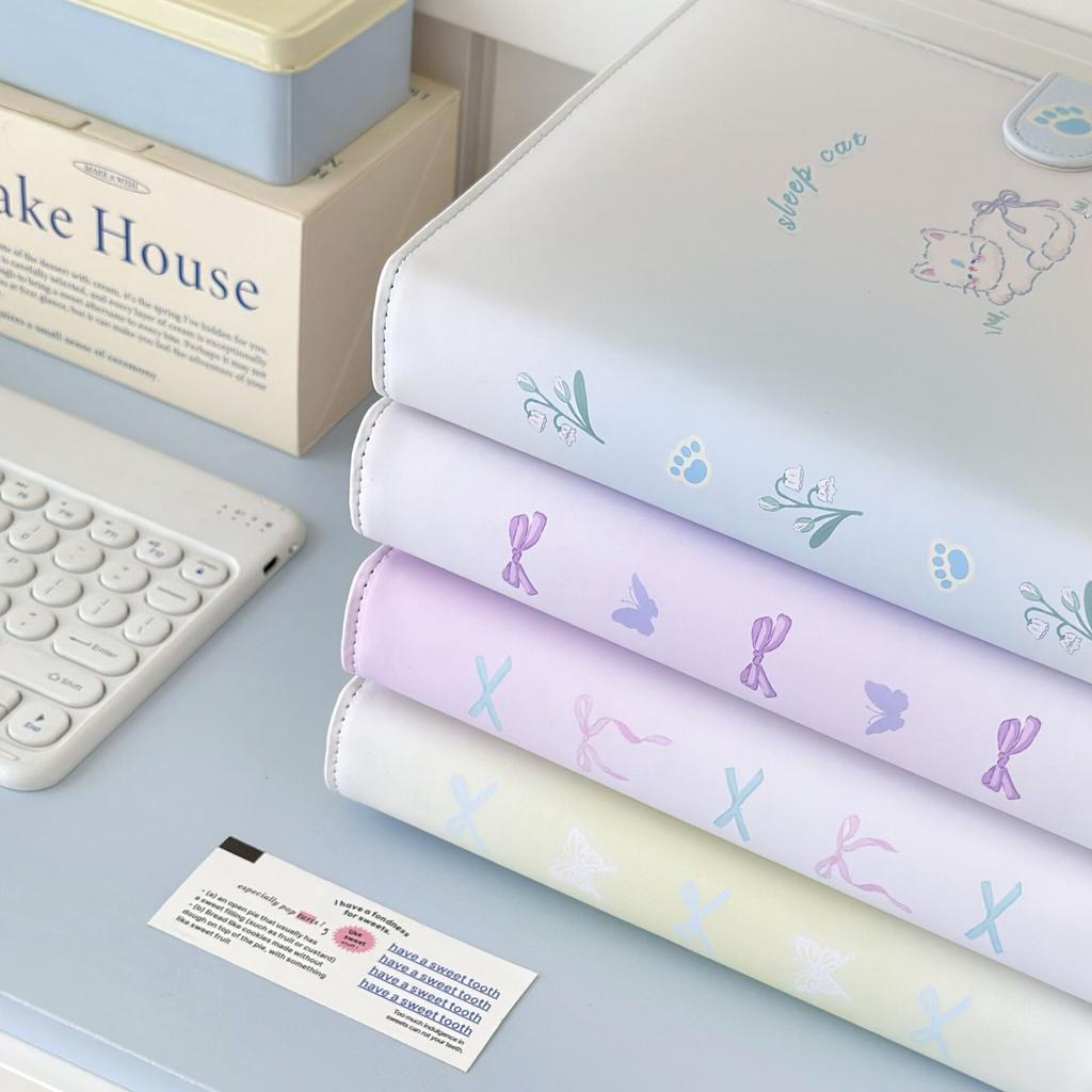 Cute Wide A5 Leather Card Album,Magnetic Idol Photocard Holder for K-Pop Photocards, Instax Mini, and 4x6 Postcards Collection