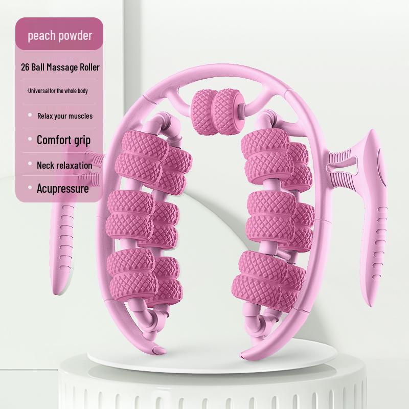 26-Wheel Calf & Leg Massager: Meridian Roller for Muscle Relaxation & Slimming Default