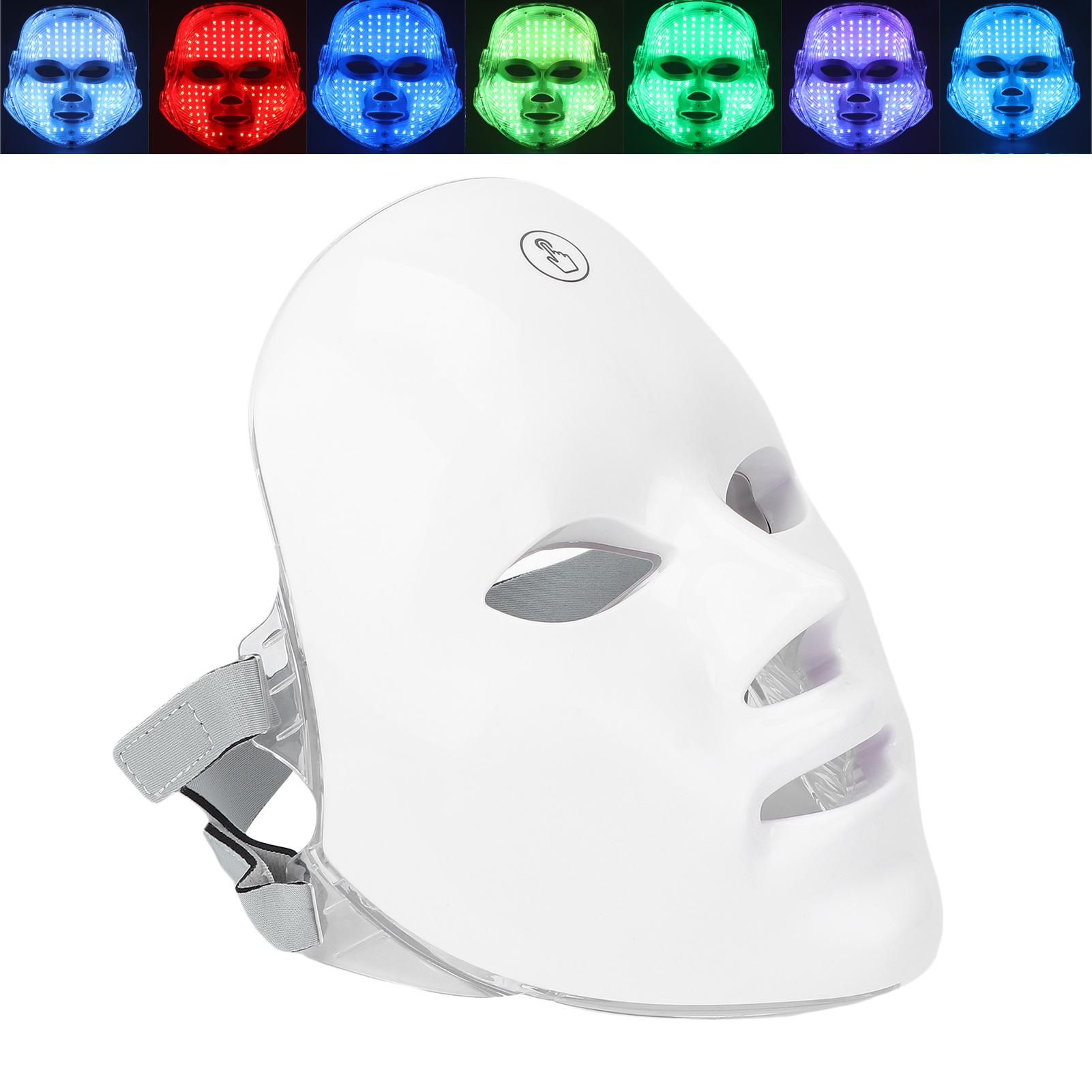 

Профессиональный 7-цветный фотонный световой прибор для лица, Уменьшение морщин, подтяжка кожи, уход за кожей