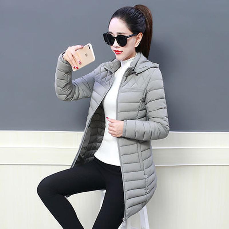 Hooded Coat Women Outerwear Female Parkas Long Jackets Warm Base Coats Winter Cotton Casual