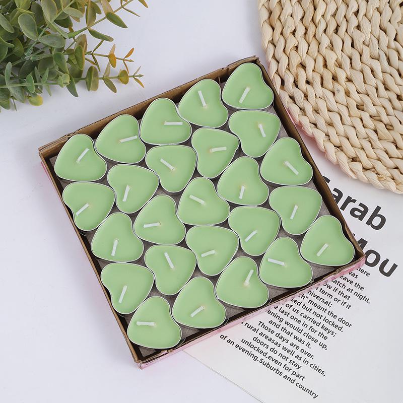 Heart-Shaped DIY Candle Set - 2-Hour Tealight for Valentine's, Proposal, or Birthday