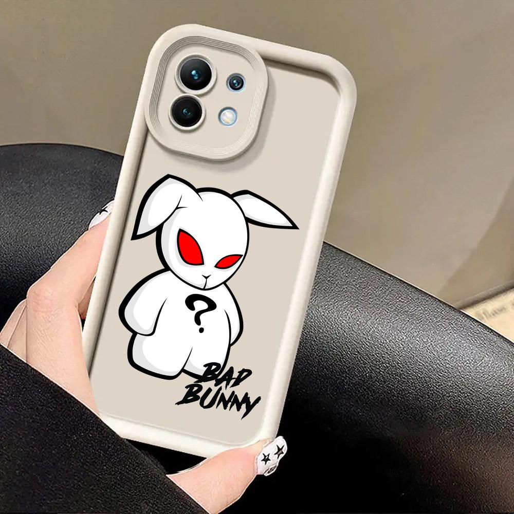 Bad-Bunny Love X100pre Silicone Case For Xiaomi 15T 14T 13T Pro 15Ultra 17Pro Max Poco F7 X7 X6 F5 M6 M7 Pro 5G Soft Phone Cover