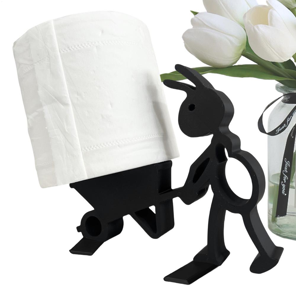 

Toilet Paper Roll Holder Bathroom Tissue Holder Ant Shaped Standing Napkin Dispenser Organization And Storage For Kitchen