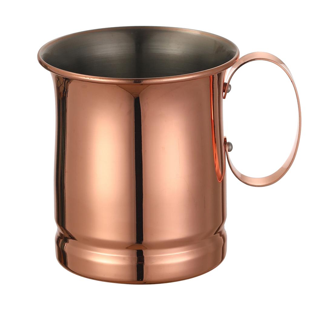 Hammered Copper Plated Stainless Steel Moscow Mule Mug Drum-Type Beer Cup Coffe Cup Water Glass Drinkware