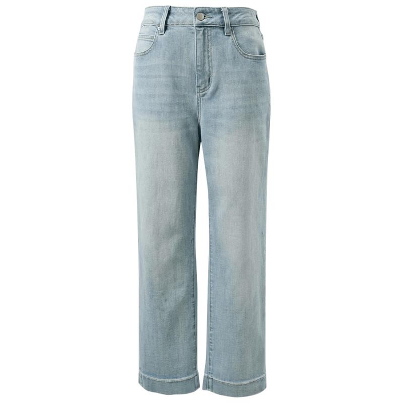 Women s Retro Straight Cropped Jeans M
