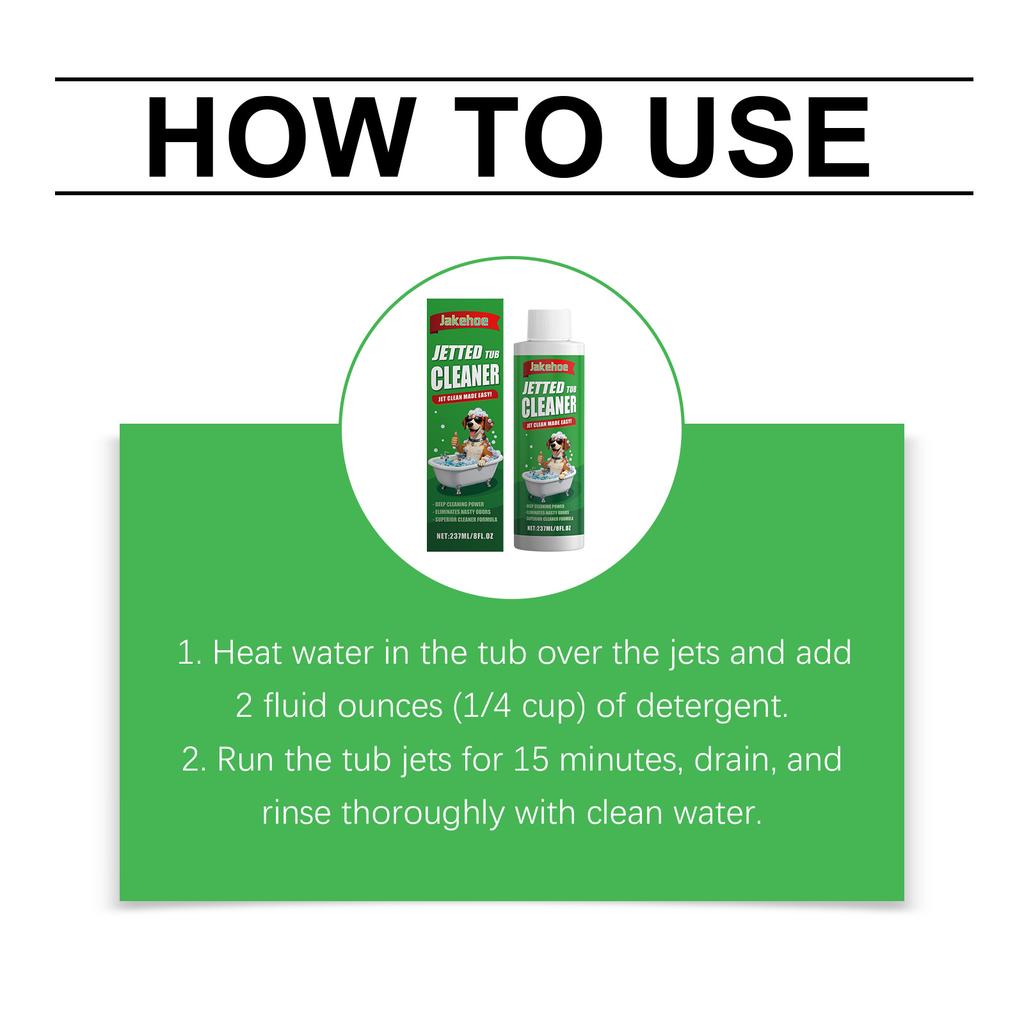 Spray-On Bathtub Cleaner - Household Bathroom Cleaner for Tiles & Glass, Removes Stains & Limescale, Cleans & Maintains Surfaces
